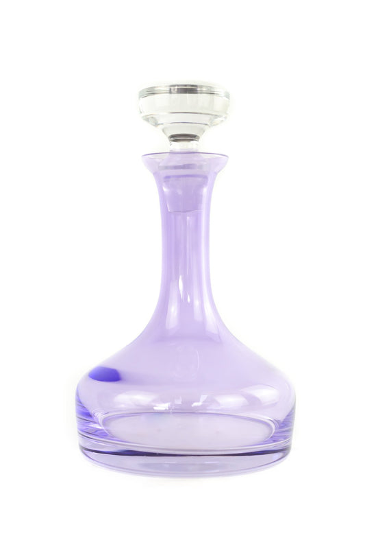 Estelle Colored Glass Vogue Decanter